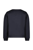 Like FLO - Donkerblauwe sweater met lippen