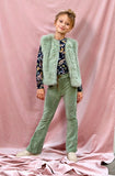 Like FLO - Oudgroene flared broek