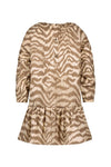 Like FLO - Beige jurk in zebraprint