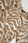 Like FLO - Taupe zebra jurk
