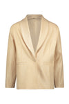 Like FLO - Champagnekleurige metallic blazer