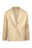 Like FLO - Champagnekleurige metallic blazer