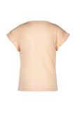 Like FLO - Lichtroze T-shirt met ruffles aan de mouwen