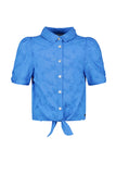 Like FLO - Blauw hemdsbloesje