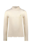 Like FLO - Beige T-shirt met lange mouw uit een ribstof