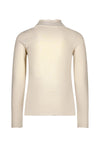 Like FLO - Beige T-shirt met lange mouw uit een ribstof