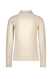 Like FLO - Beige T-shirt met lange mouw uit een ribstof