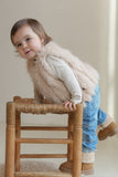 Like FLO - Beige T-shirt met lange mouwen