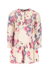 Like FLO - Jurk met rozige print voor kleine meisjes