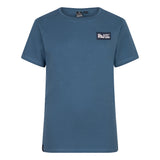 Indian Blue Jeans - Blauwe T-shirt met opdruk op rug