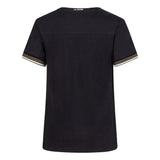 Indian Blue Jeans - Zwarte T-shirt met borstzakje