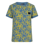 Indian Blue Jeans - T-shirt met tropische print