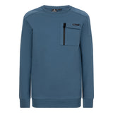 Indian Blue Jeans - Blauwe trui met borstzak