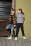 Indian Blue Jeans - Grijze hoodie