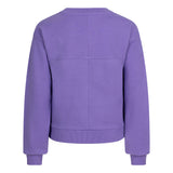 Indian Blue Jeans - Paarse sweater met IBJ