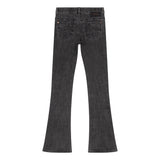 Indian Blue Jeans - Grijze broek met wijde pijpen