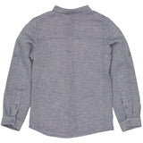 LEVV - Blauwe hemdsblouse
