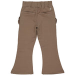 LEVV - Bruine broek met wijde pijpen