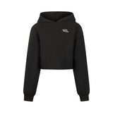 No Way Monday - Zwarte korte hoodie