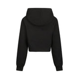 No Way Monday - Zwarte korte hoodie