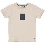 LEVV - Beige T-shirt met het logo