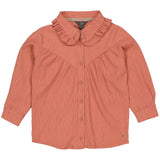LEVV - Oudroze hemdsblouse