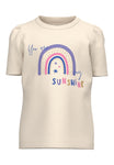 Name it - T-shirt met regenboog