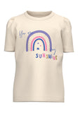 Name it - T-shirt met regenboog