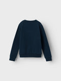 Name it - Donkerblauwe trui met 'love'