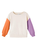 Name it - Beige sweater met verschillende mouwen (voor kleine meisjes)