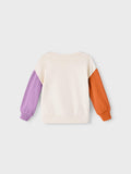 Name it - Beige sweater met verschillende mouwen (voor kleine meisjes)