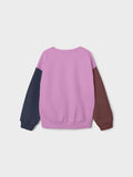 Name it - Lilakleurige sweater met verschillende mouwen