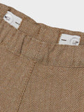 Name it - Bruine broek met lichte print