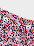 Name it - Plooirok met lilakleurige bloemenprint