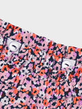 Name it - Plooirok met lilakleurige bloemenprint