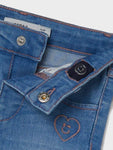 Name it - Blauwe bootcut jeansbroek