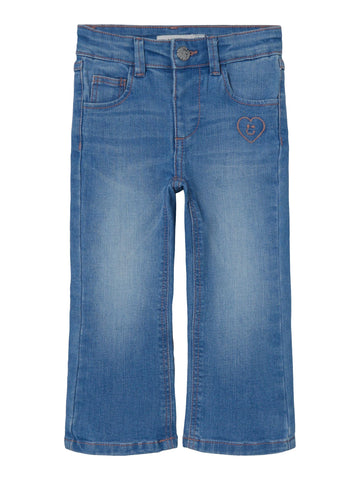 Name it - Blauwe bootcut jeansbroek