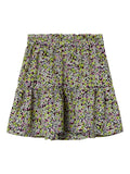 Name it - Plooirok met groenige bloemenprint