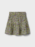 Name it - Plooirok met groenige bloemenprint