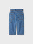 Name it - Blauwe straight jeansbroek