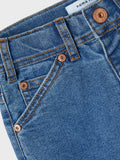 Name it - Blauwe straight jeansbroek