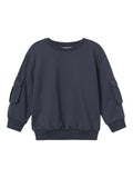 Name it - Donkerblauwe sweater met zakken