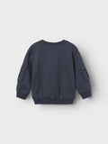 Name it - Donkerblauwe sweater met zakken