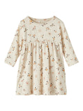 Name it - Lichtroze jurk met bloemenprint