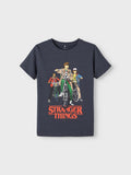 Name it - Donkerblauwe T-shirt van Stranger things