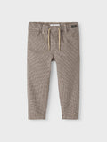 Name it - Broek met pied de poule ruiten