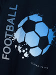 Name it - Donkerblauwe voetbal pyjama