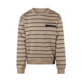 No way monday - Beige gestreepte sweater