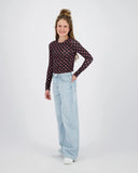 Raizzed - Wijde jeansbroek met studs