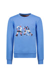 TYGO & vito - Lichtblauwe sweater met hockey
